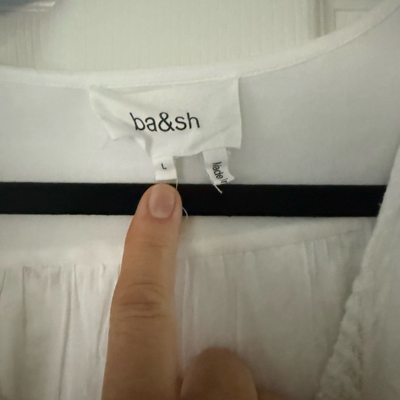 ba&sh White Lace ETLIN Blouse - Picture 3 of 6